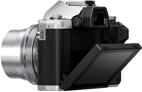 Digitális fényképezőgép Olympus OM-D E-M10 Mark IV + ED 14-42 mm f/3.5-5.6 EZ ezüst Jellemzők/technológia