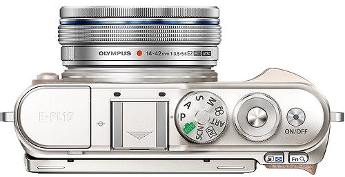 Digitálny fotoaparát Olympus PEN E-PL10 telo, hnedý Screen