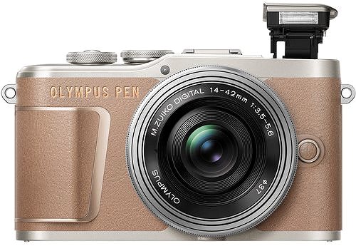 Digitálny fotoaparát Olympus PEN E-PL10 telo, hnedý Vlastnosti/technológia
