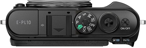 Digitálny fotoaparát Olympus PEN E-PL10 čierny + Pancake Zoom Kit 14–42 mm čierny Screen