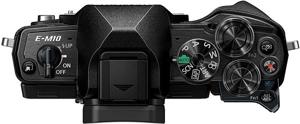 Digitalkamera Olympus OM-D E-M10 Mark III S + 14–42 mm f/3.5–5.6 II R - schwarz Screen
