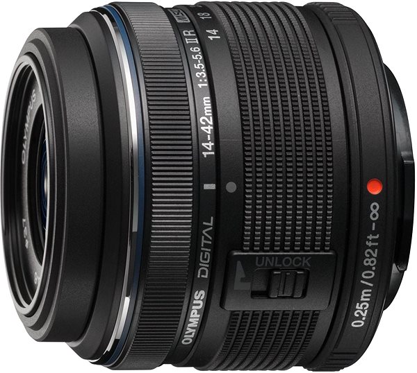 Digitális fényképezőgép Olympus OM-D E-M10 Mark III S + 14–42 mm f/3.5–5.6 II R fekete Opcionális
