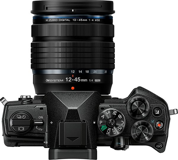Digitálny fotoaparát OM SYSTEM OM-5 kit 12 – 45 mm PRO čierny ...