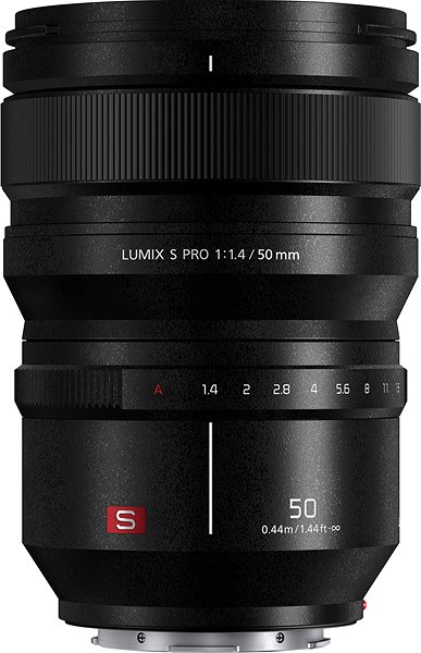 Objektív Panasonic Lumix S Pro 50mm f/1.4 Képernyő