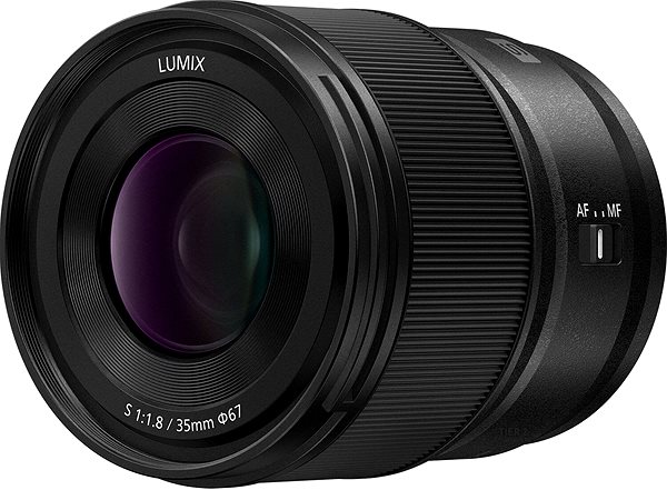 Objektiv Panasonic Lumix S 35 mm f/1.8 Seitlicher Anblick