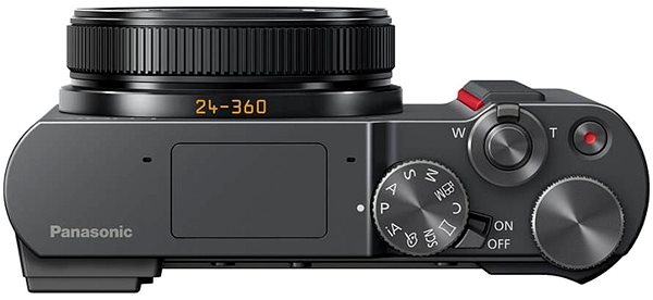 Digitální fotoaparát Panasonic Lumix DMC-TZ200D stříbrný Screen