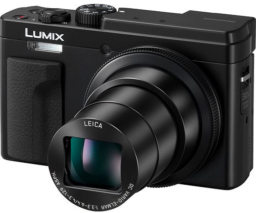 Digitális fényképezőgép Panasonic Lumix DC-TZ95, fekete Oldalnézet