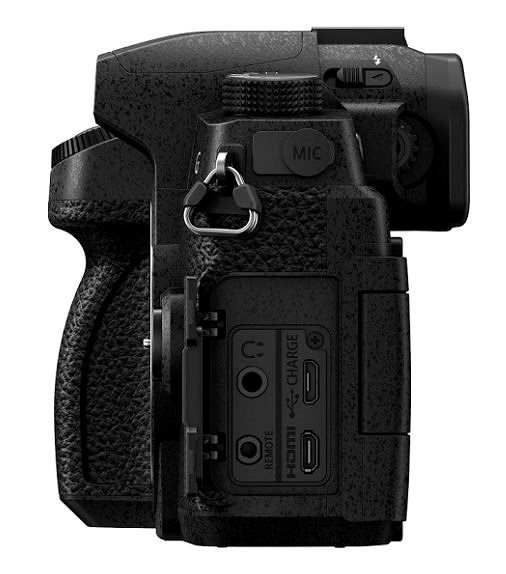Digitális fényképezőgép Panasonic LUMIX DC-G90 váz, fekete Oldalnézet