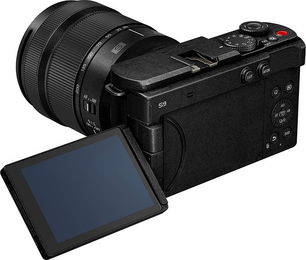 Digitalkamera Panasonic Lumix DC-S9 schwarz + Lumix S 28-200mm f/4-7,1 Macro OIS ...