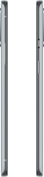 Handy OnePlus 8T 128GB Silber Seitlicher Anblick
