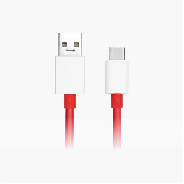 Data Cable OnePlus Warp Charge Type-A/Type-C Red 100 cm ...