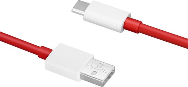 Data Cable OnePlus Warp Charge Type-A/Type-C Red 100 cm ...
