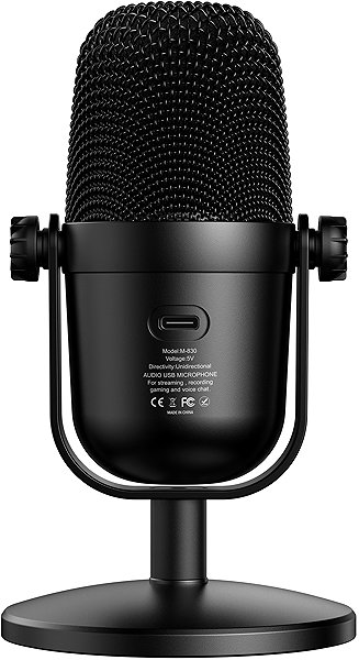 Onikuma M830 USB-Kondensator-Gaming-Mikrofon schwarz .