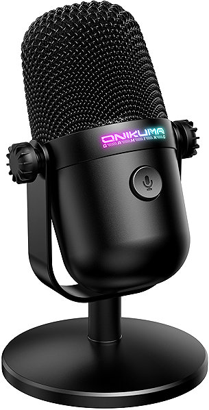 Onikuma M830 USB-Kondensator-Gaming-Mikrofon schwarz .