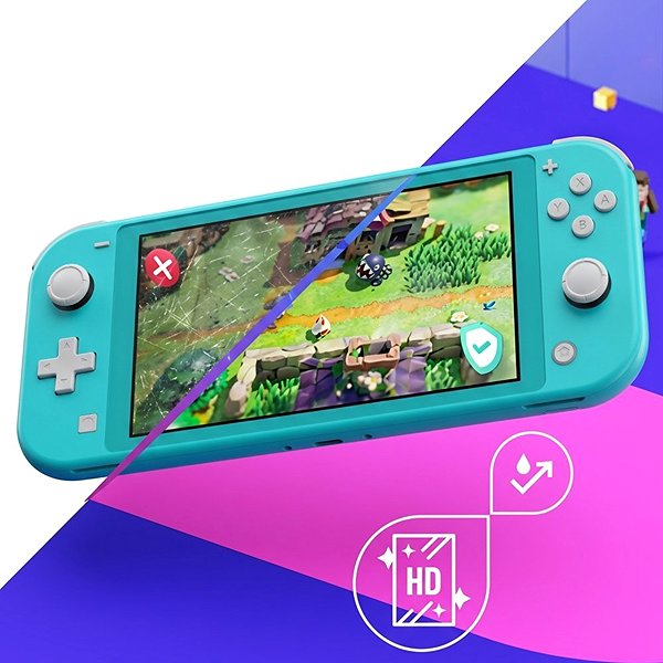 Glass Screen Protector ONIVERSE Anti-Blue Light Tempered Glass for Nintendo Switch Lite ...