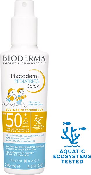 Opalovací sprej BIODERMA Photoderm Pediatrics sprej SPF 50+ 200 ml ...