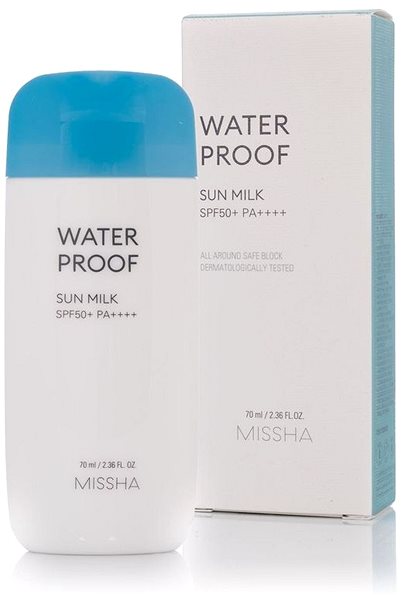 Naptej MISSHA All Around Safe Block Waterproof Sun Milk SPF50+ 70ml ...