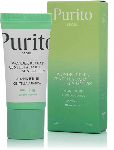 PURITO Wonder Releaf Centella Daily Sun Lotion 15 ml .