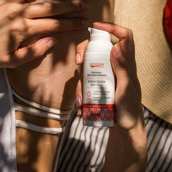 Opalovací mléko WoodenSpoon Opalovací mléko na tvář a tělo SPF 35+ 50 ml ...