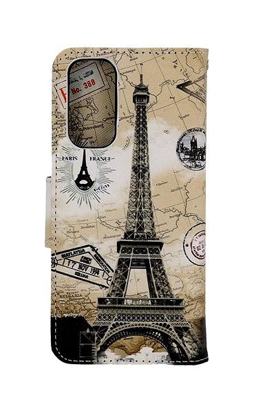 Puzdro na mobil TopQ Puzdro Xiaomi Redmi Note 11 knižkové Paríž 2 73393 ...