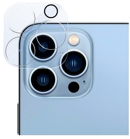 Ochranné sklo TopQ Tvrdené sklo Shield na zadný fotoaparát iPhone 13 Pro 75544 ...