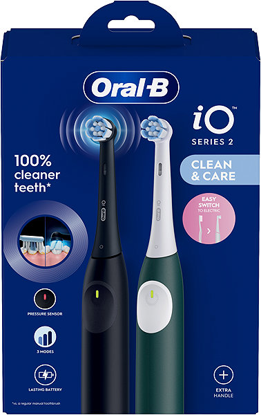 Elektrische Zahnbürste Oral-B iO 2 Night Black & Forest Green ...