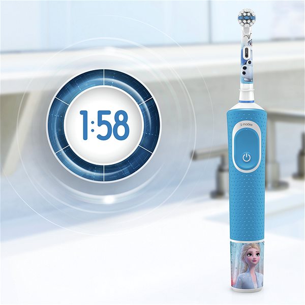 Elektrická zubná kefka Oral-B Vitality Kids Frozen Vlastnosti/technológia