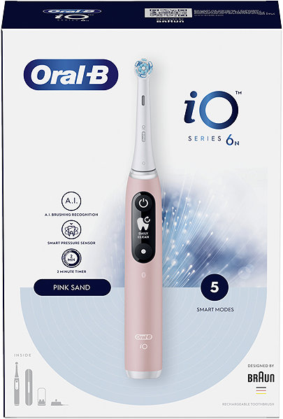 Elektrický zubní kartáček Oral-B iO 6 Pink ...