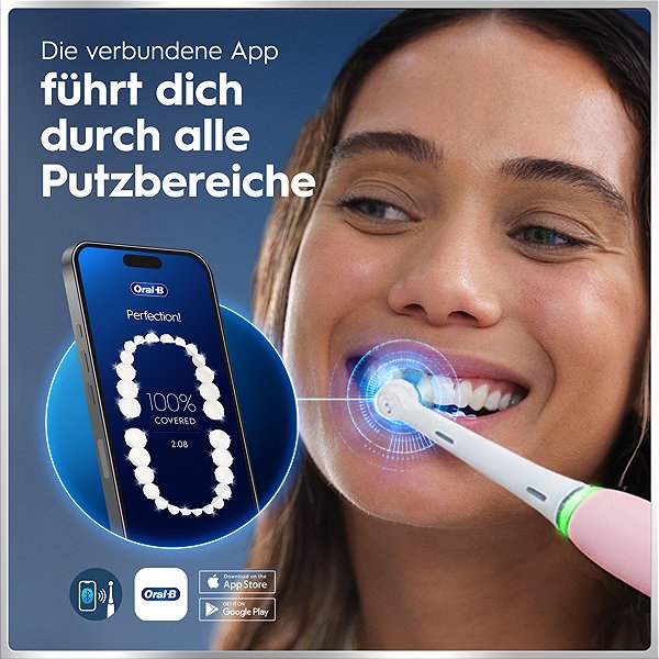 Elektrische Zahnbürste Oral-B iO 6 Duo Weiß & Rosa ...