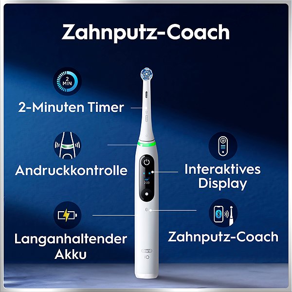 Elektrische Zahnbürste Oral-B iO 6 Duo Weiß & Rosa ...