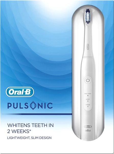 Elektrische Zahnbürste Oral-B Pulsonic Slim 2200 White Ecom Pack ...