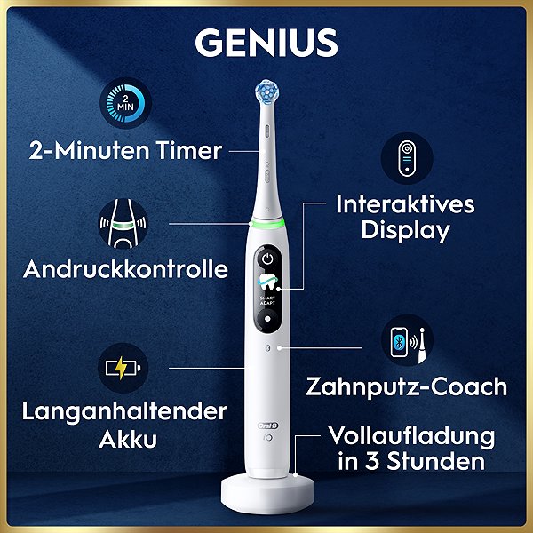 Elektrische Zahnbürste Oral-B iO 9 Weiß ...