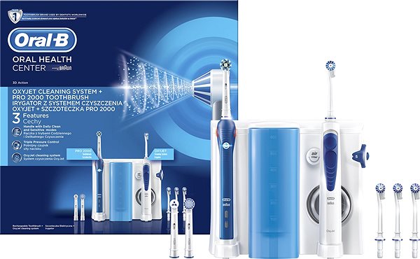 Electric Toothbrush Oral-B Oxyjet + Pro2 Screen