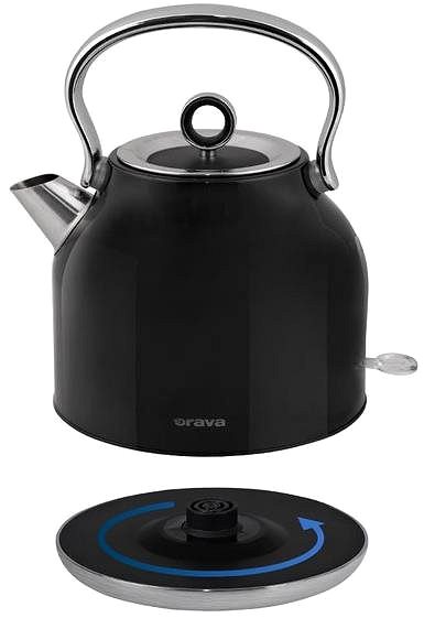 Electric Kettle Orava Hiluxe 1 B Features/technology