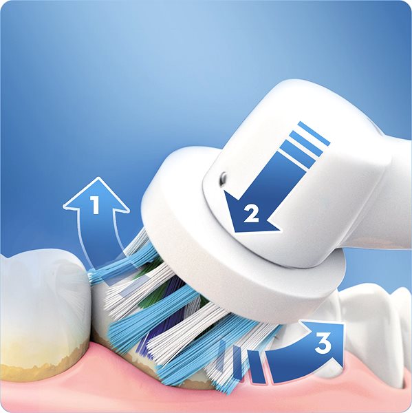 Elektrische Zahnbürste Oral-B Vitality D100 Cross Action Weiss Lifestyle