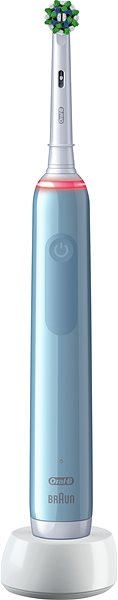 Elektromos fogkefe Oral-B Pro 3 – 3000, kék Képernyő