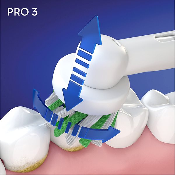 Elektromos fogkefe Oral-B Pro 3 – 3000, kék Lifestyle