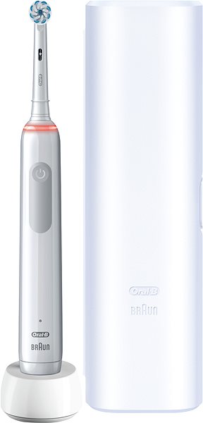 Elektromos fogkefe Oral-B Pro 3 - 3500, fehér Képernyő