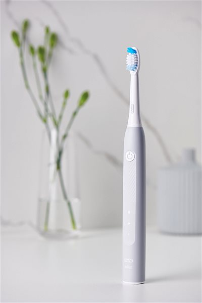 Electric Toothbrush Oral-B Pulsonic Slim Clean 2000 Grey Lateral view