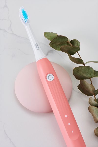 Electric Toothbrush Oral-B Pulsonic Slim Clean 2000 Pink Lateral view