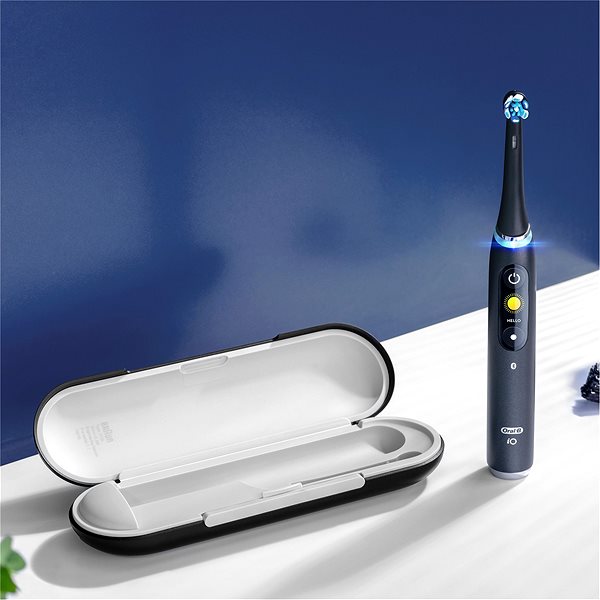 Elektrische Zahnbürste Oral-B iO Series 9 Black Onyx Magnetische Zahnbürste Screen