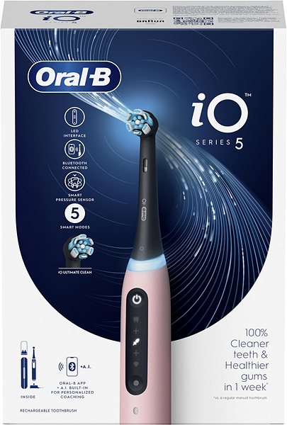 Elektrische Zahnbürste Oral-B iO 5 Pink ...