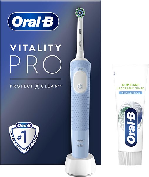 Elektrická zubná kefka Oral-B Vitality Pro, modrý ...