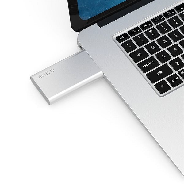 Externes Festplattengehäuse ORICO USB 3.0 mSATA SSD Box Lifestyle