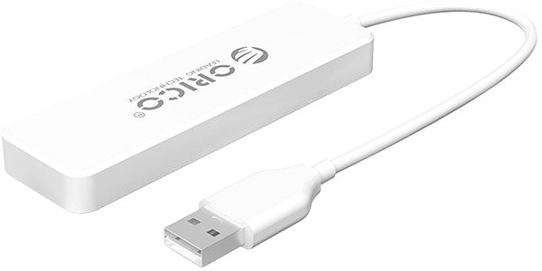 USB Hub Orico FL01-WH-BP Seitlicher Anblick