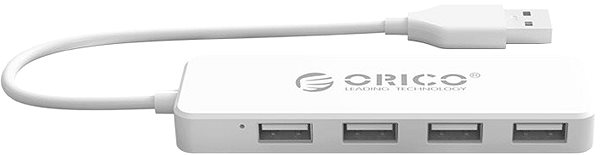 USB Hub Orico FL01-WH-BP Connectivity (ports)