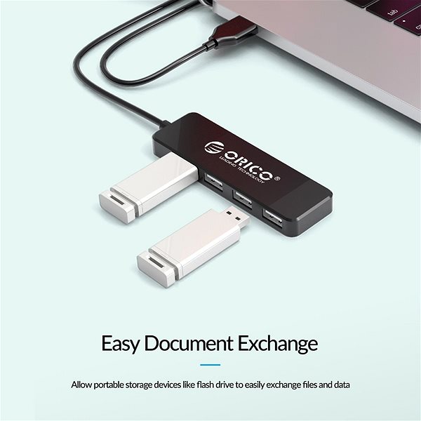 USB Hub Orico FL01-WH-BP Jellemzők/technológia