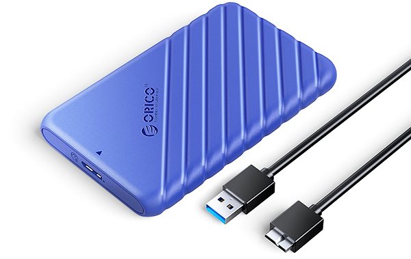 Hard Drive Enclosure ORICO 2.5 inch USB3.0 Micro-B Hard Drive Enclosure Blue ...