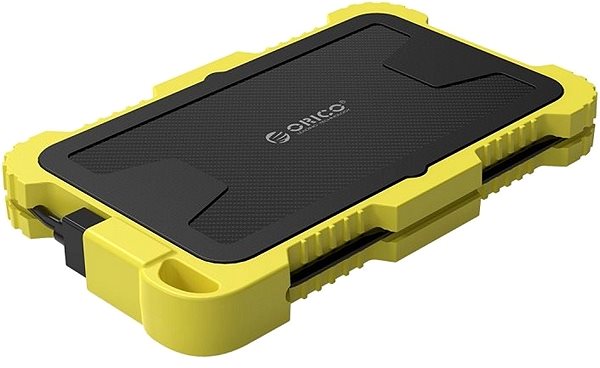 Hard Drive Enclosure Orico 2759U3-GM-YL-BP Triple Protection, Yellow Lateral view