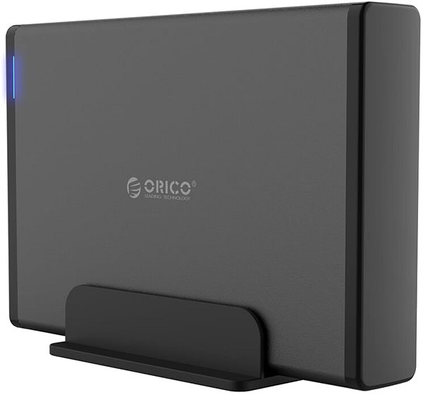 Externes Festplattengehäuse ORICO 7688C3-EU-BK-BP Seitlicher Anblick